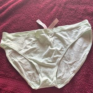 Victoria's Secret Mint Green Cotton Bikini Panty